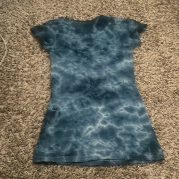 Blue Peace Sign Rhinestone Shirt - Picture 3 of 3